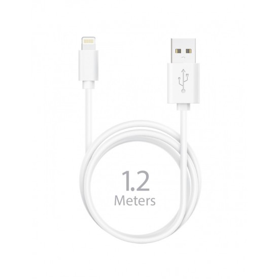 CABLE LIGHTNING 1.2M 2.4A BLANCO | C12B IDUSD 09338