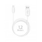 CABLE LIGHTNING 1.2M 2.4A BLANCO | C12B IDUSD 09338