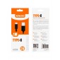 CABLE USB 2.0 TIPO C | 1M | NEGRO IDUSD 04704