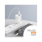 CARGADOR RÁPIDO GAN PD 65W DOS PUERTOS | IDUSD D130B IDUSD 34357