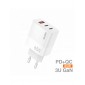 CARGADOR RÁPIDO GAN PD 65W TRES PUERTOS | IDUSD D150B IDUSD 34358