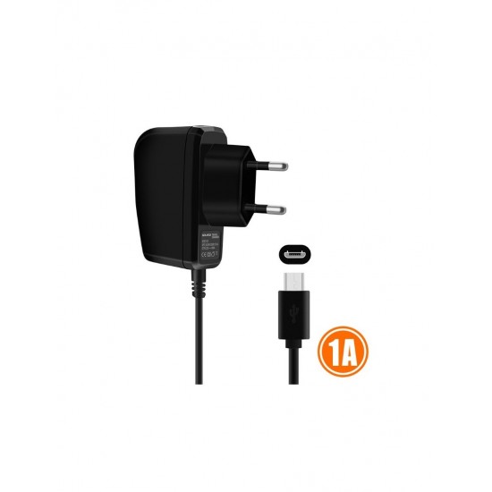 CARGADOR MICRO USB 1000mAh | NEGRO IDUSD 03970