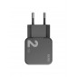 CARGADOR SMART CHARGER 2xUSB 2.4A 12W + TURBO CABLE MICRO USB 2M NEGRO | D81A IDUSD 11776