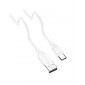 CARGADOR SMART CHARGER 2xUSB 2.4A 12W + TURBO CABLE TIPO C 2M BLANCO IDSD D83B IDUSD 11770