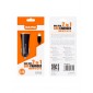 CARGADOR COCHE LIGHTNING IPHONE 5/6 | 2 EN 1 | 3.4A | NEGRO IDUSD 04716