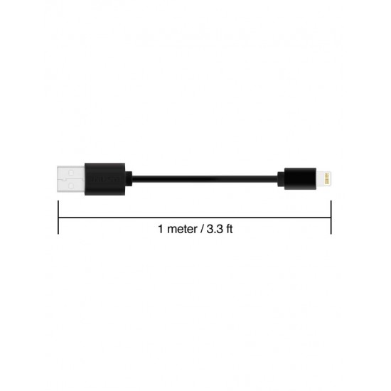 CARGADOR LIGHTNING 2 EN 1 NEGRO IDUSD 12846