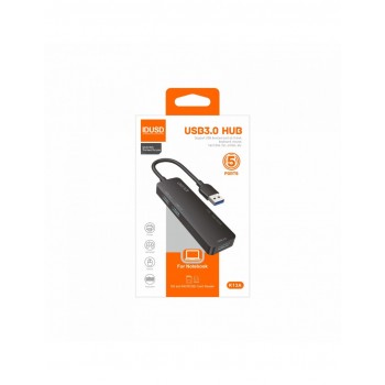 MINI HUB USB 3.0 5 EN 1 CON LECTOR DE TARJETAS | IDUSD K13A