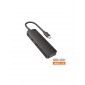 MINI HUB USB-C 3.0 5 EN 1 CON LECTOR DE TARJETAS | IDUSD K14A
