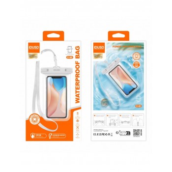 FUNDA DE PLAYA TPU 100% FLOTANTE COLOR BLANCO | IDUSD S14B