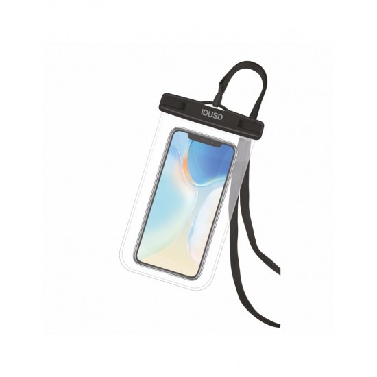 FUNDA DE PLAYA TRANSPARENTE COLOR NEGRO | IDUSD S11A