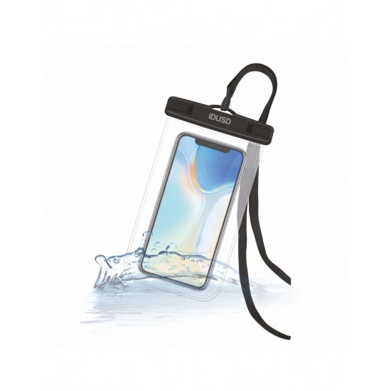 FUNDA DE PLAYA TRANSPARENTE COLOR NEGRO | IDUSD S11A