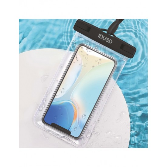 FUNDA DE PLAYA TRANSPARENTE COLOR NEGRO | IDUSD S11A