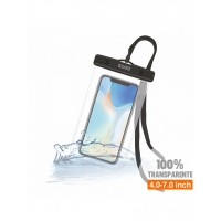 FUNDA DE PLAYA TRANSPARENTE COLOR NEGRO | IDUSD S11A