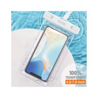 FUNDA DE PLAYA TRANSPARENTE COLOR BLANCO | IDUSD S11B