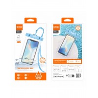FUNDA DE PLAYA TRANSPARENTE COLOR AZUL | IDUSD S11D