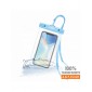 FUNDA DE PLAYA TRANSPARENTE COLOR AZUL | IDUSD S11D