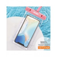 FUNDA DE PLAYA TRANSPARENTE COLOR ROSA | IDUSD S11F