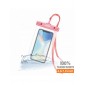 FUNDA DE PLAYA TRANSPARENTE COLOR ROSA | IDUSD S11F