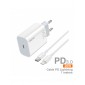 ECO CARGADOR RÁPIDO PD USB-C 20W + PD LIGHTNING IDUSD D125B IDUSD 34132