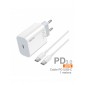 ECO CARGADOR RÁPIDO PD USB-C 20W + PD TIPO C IDUSD D126B IDUSD 34133