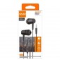 AURICULARES ESTÉREO CON MICRÓFONO | NEGRO IDUSD 12344