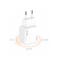 CARGADOR CARGA RAPIDA PD3.0 20W 3A USB-C + CABLE LIGHNTING 1.2M IDUSD D62B IDUSD 13264