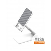 SOPORTE PLEGABLE DE MESA PARA SMARTPHONE COLOR BLANCO | G80B