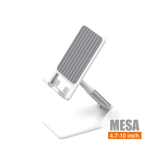 SOPORTE PLEGABLE DE MESA PARA SMARTPHONE COLOR BLANCO | G80B IDUSD 12342