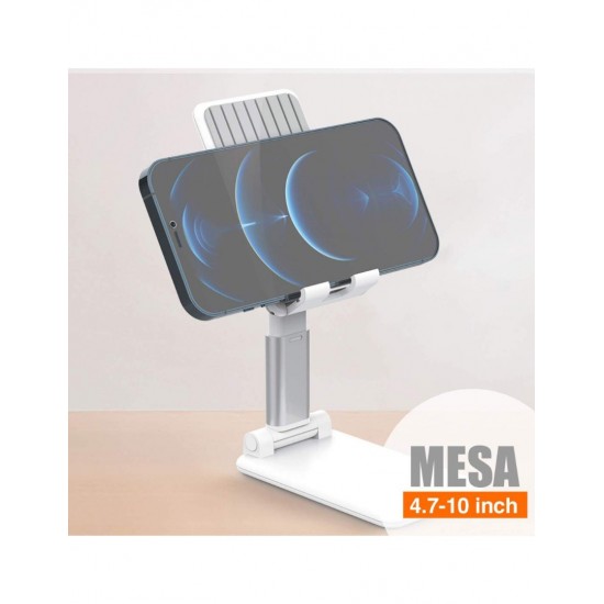 SOPORTE PLEGABLE DE MESA PARA SMARTPHONE COLOR BLANCO | G80B IDUSD 12342