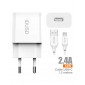 CARGADOR SMART CHARGER 5V 2.4A + CABLE TIPO C | D73B IDUSD 10466