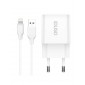 CARGADOR SMART CHARGER 5V 2.4A + CABLE LIGHTNING IDUSD D72B IDUSD 10464