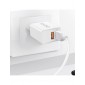 CARGADOR SMART CHARGER 2-USB 2.4A 12W | BLANCO IDUSD 09346