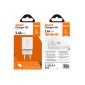 CARGADOR SMART CHARGER 2-USB 2.4A 12W | BLANCO IDUSD 09346