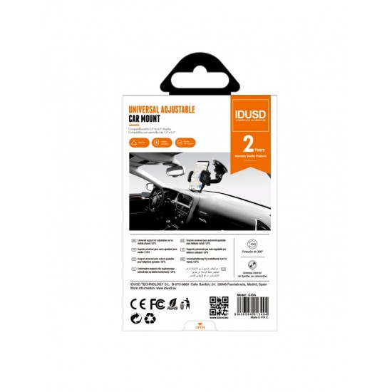 SOPORTE DE COCHE UNIVERSAL PARA DISPOSITIVOS DE 3.5