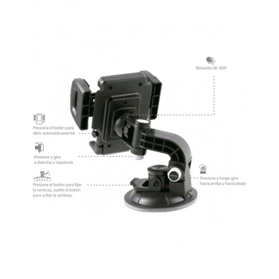 SOPORTE DE COCHE UNIVERSAL PARA DISPOSITIVOS DE 3.5