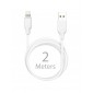TURBO CABLE LIGHTNING 2M 2.4A BLANCO IDUSD C42B IDUSD 10302