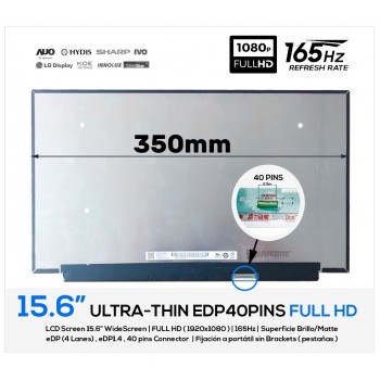 PANTALLA 15.6" | AUO B156HAN12.H