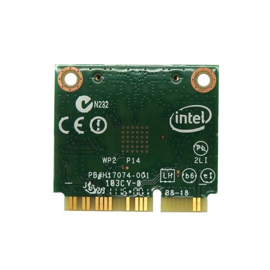 TARJETA WIRELESS-N INTEL 7260AN 802.11 ABGN WIFI + BT4.0 | 717381-001 INTEL 08229