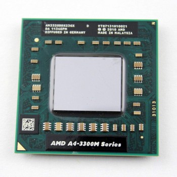 PROCESADOR AMD A4-3300M DUAL CORE 1.9/2.5GHz 2MB SOCKET FS1 PORTATIL