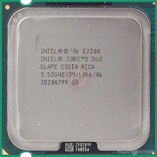 PROCESADOR INTEL CORE 2 DUO E7200 2.53Ghz | SLAPC INTEL 13532