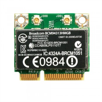 TARJETA WIRELESS BLUETOOTH BCM94313HMGB MINI WIRELESS CARD | 600370-001