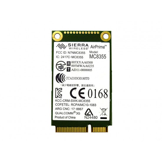 TARJETA SIERRA WIRELESS AIRPRIME UN2430 GOBI3000 3G WWAN | 702080-001 634400-001 INTEL 08187