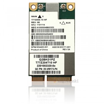 TARJETA SIERRA WIRELESS AIRPRIME UN2430 GOBI3000 3G WWAN | 702080-001 634400-001