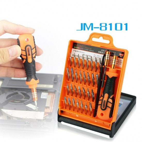 JUEGO DE DESTORNILLADOR 33 EN 1 ( HEX TORX MINI STAR ) JAKEMY JM-8101 JAKEMY 09470