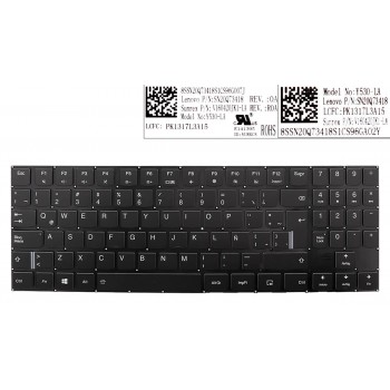 TECLADO PORTATIL LATINO LENOVO LEGION Y540-15IRH Y740-17IRH SERIES NEGRO SIN MARCO RETROILUMINADO | LA V160420JK1-SN20Q73418