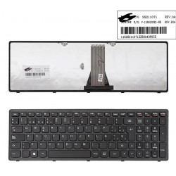 TECLADO ESPAÑOL LENOVO G500S S500 S510P FLEX 15 SERIES | NEGRO CON MARCO NEGRO