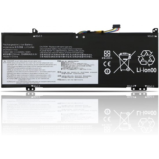 BATERIA LENOVO COMPATIBLE L17C4PB0 | 7.6V / 5800mAh