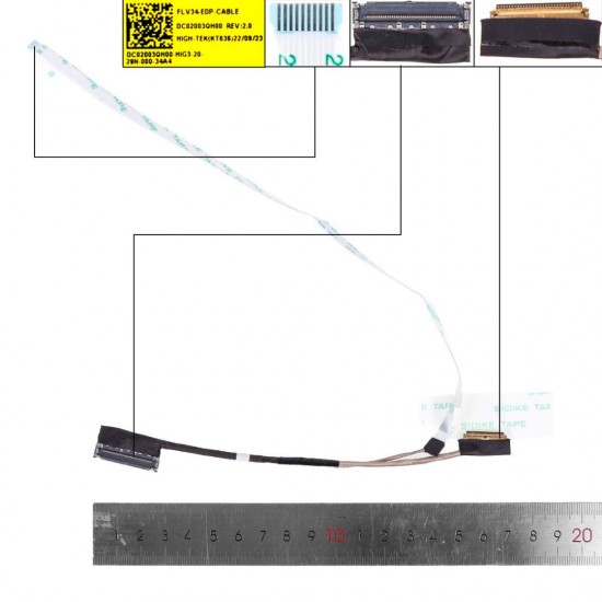 CABLE DE PANTALLA LENOVO THINKBOOK 14 G2-ITL ARE 2021 SERIES | DC02003QH00 LENOVO 34093