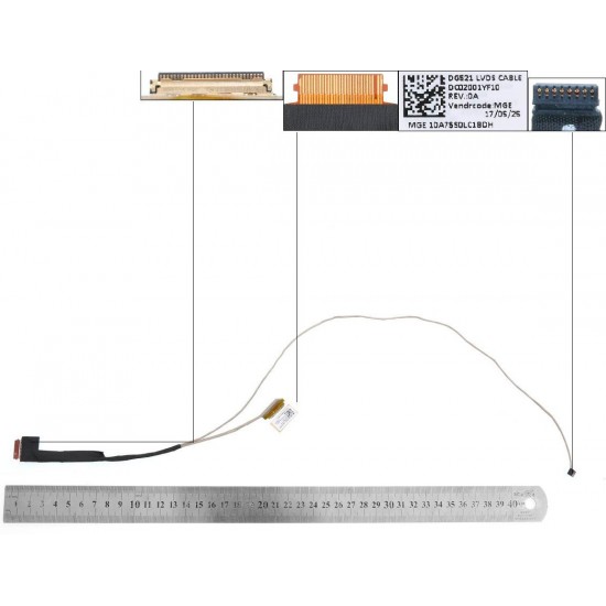 CABLE FLEX DE PANTALLA LENOVO IDEAPAD 320-15IKB 320-15IAP 320-15AST 320-15ABR SERIES | DC02001YF00 DC02001YF10 LENOVO 08464