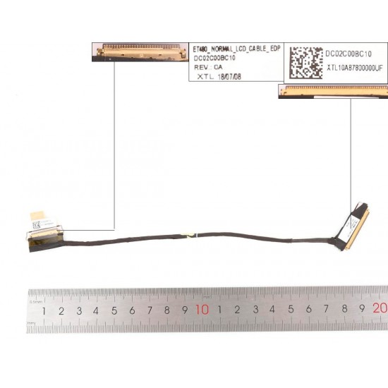 CABLE DE PANTALLA LENOVO THINKPAD T480 A485 SERIES | DC02C00BC10 LENOVO 10408